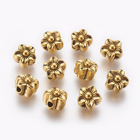 Tibetan Style Alloy Beads MPDL-5452-AG-LF-1