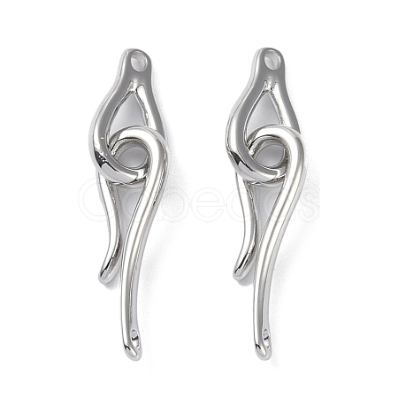 Brass Hook and Eye Clasps LS-KK-B087-18P-1