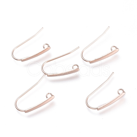 304 Stainless Steel Earring Hooks X-STAS-K211-02RG-1