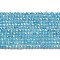 Cubic Zirconia Bead Strands, Faceted Rondelle, Sky Blue, 2mm, Hole: 0.6mm, about 187pcs/strand, 14.76 inch(37.5cm)