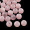 Round Imitation Gemstone Acrylic Beads, Pearl Pink, 8mm, Hole: 2mm