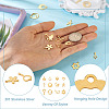 24Pcs 12 Style Stainless Steel Charms STAS-FW0001-30-4