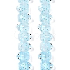 Transparent Glass Enamel Beads Strands GLAA-B021-05G-1