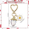 Acrylic Strawberry Pendant Decoration HJEW-SW00120-03-6
