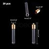 Glass Bottle Pendants GLAA-PH0007-48G-3