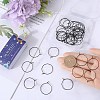 50Pcs 304 Stainless Steel Hoop Earring Findings STAS-SC0007-29-3