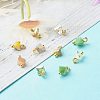 Electroplate Glass Charms PALLOY-JF00821-04-2