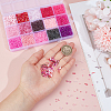 15 Styles Glass Seed & Bugle Beads SEED-PA0001-14B-3