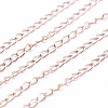 Brass Twisted Chains Curb Chains CHC-L037-01RG-1
