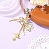 Alloy Enamel Pendant Decorations HJEW-YW00404-5