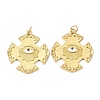 Brass Enamel Pendants KK-C223-20G-1