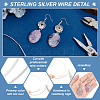 1Pc Sterling Silver Wire STER-BC0002-08-4