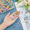 Eco-Friendly Transparent Acrylic Beads TACR-DC0001-04A-3