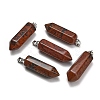Natural Mahogany Obsidian Pendants GG-CBAA0EE-02P-14-1