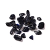 Synthetic Blue Goldstone Chip Beads G-I350-02-2