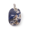 Natural Sodalite Pendants X-G-k302-B12-2