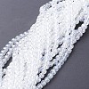 Glass Beads Strands X-GR4mm01Y-AB-1