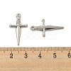 Non-Tarnish 304 Stainless Steel Pendants X-STAS-O004-06A-P-3