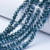 Electroplate Glass Beads Strands X-EGLA-A034-P6mm-A14-1