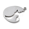 304 Stainless Steel Pendants STAS-I327-02P-01-2