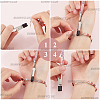 2Pcs Iron and PVC and Acrylic Alligator Memo Clips FIND-SC0011-25A-3