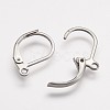 Tarnish Resistant 316 Surgical Stainless Steel Leverback Earring Findings X-STAS-P113-01-2