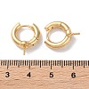 Brass Hoop Earrings Findings KK-B105-03G-01-3