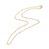 Brass Figaro Chains Necklace for Women NJEW-P265-02B-G-2