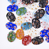 Handmade Millefiori Lampwork Cabochons LAMP-S191-10-1