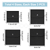 12Pcs 4 Style Felt Jewelry Storage Bags ABAG-PH0001-35-2