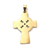 201 Stainless Steel Pendants STAS-C062-10G-2