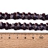 Opaque Glass Beads Strands GLAA-N073-01J-4