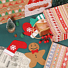 36Pcs 6 Styles Christmas Paper Shopping Bags with Handles ABAG-CA0001-18-5