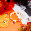 10Pcs Halloween Brass Pendants KK-BBC0005-33-4