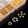 Brass Textured Beads and Iron Beads KK-X0082-B-3