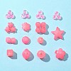 Mixed Shapes Imitation Jelly Acrylic Beads MACR-FS0001-29-2