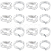 120Pcs Brass Split Rings KK-BBC0023-11B-1