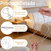 7Pcs 4 Styles Stainless Steel Sock Stretchers AJEW-UN0003-38B-4