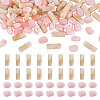 90Pcs 2 Styles Opaque Acrylic Imitation Gemstone Beads OACR-TA0005-14E-2