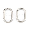 Zinc Alloy Spring Gate Rings PALLOY-L233-07B-P-1