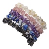 12 Constellation Natural Mixed Gemstone Chip Beaded Stretch Bracelets Sets for Women Men BJEW-JB10264-03-2