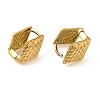 Real 18K Gold Plated 304 Stainless Stee Hoop Earrings EJEW-U009-02G-09-2