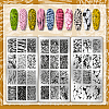 Stainless Steel DIY Nail Art Templates MRMJ-WH0092-083-3