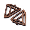 Walnut Wood Laser Cut Pendants WOOD-Q051-03B-2