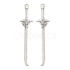 Tibetan Style Alloy Big Pendants X-FIND-G078-32H-AS-1