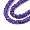 Handmade Polymer Clay Beads Strands CLAY-R089-6mm-161-3