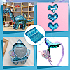 Polyester & PET Reversible Sequin Fabric DIY-WH0453-78B-6