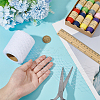 25 Yards Polyester Mesh Ribbons DIY-WH0002-90A-3