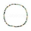 Bohemian Style Natural Ruby in Zoisite Faceted Round Beaded Stretch Bracelets for Women's Fashion Luxury Versatile BW4401-4-1