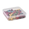 28Pcs 7 Colors Synthetic Turquoise Beads G-FS0005-94-7
